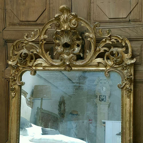 Early 19th Century Louis XIV style Gilt Mirror