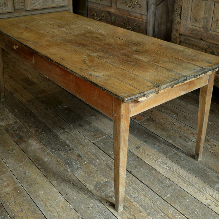 19th Century Oak Farmhouse Table