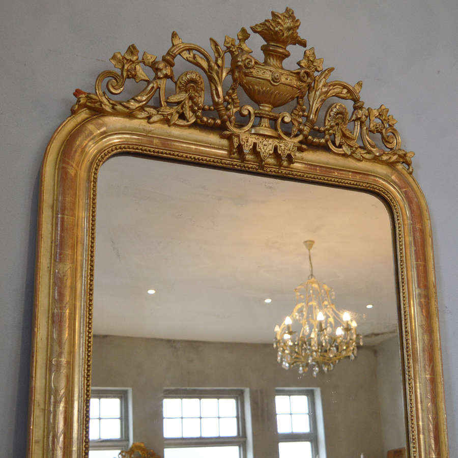 Mid 19th Century Louis Philippe gilt mirror