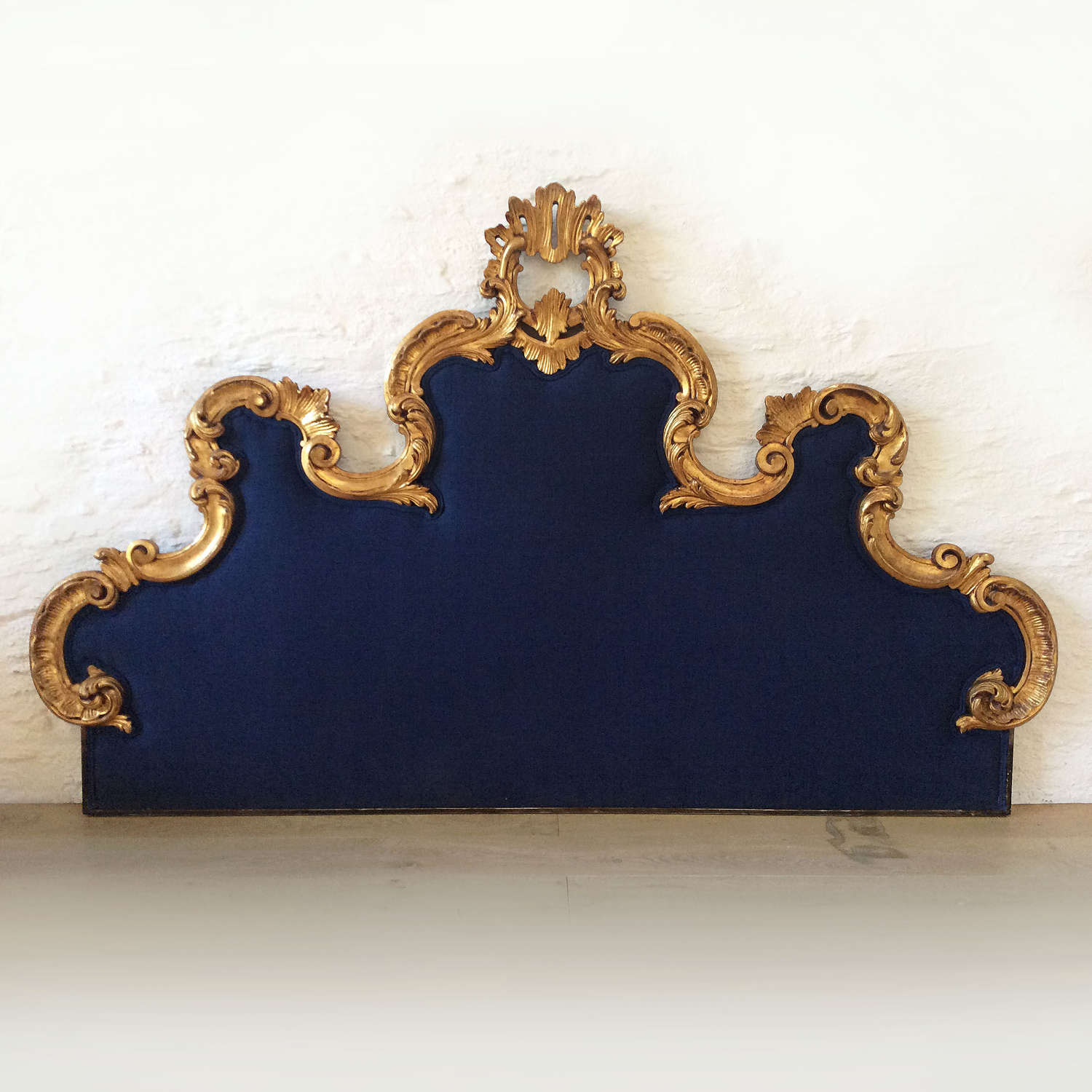 19th century gilt wood Venetian headboard