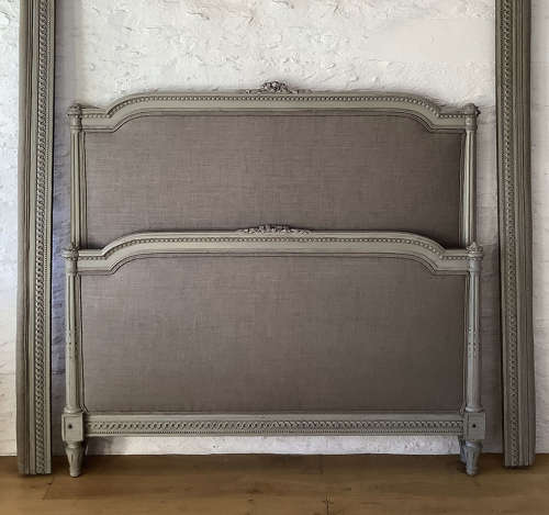 19th Century King size Louis XVI style bedstead