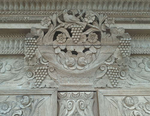 19th Century Oak Norman Marriage Armoire