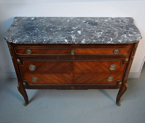 Louis XV/XVI transitional style Mahogany commode
