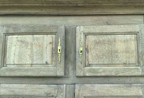 Rare late 18thC Normandy Oak Fromagerie Armoire