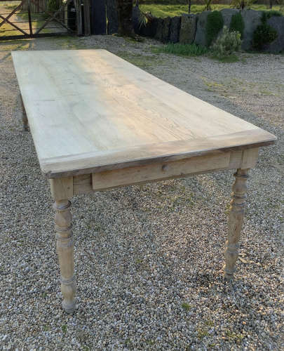 Large Smart Louis Philippe 19th Century Kitchen Prep table