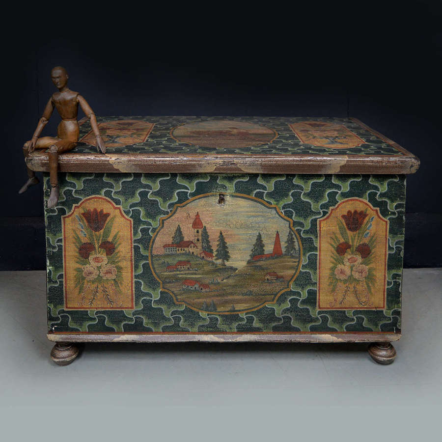 19th Century Böhmerwald Dowery chest