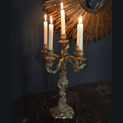 Fine pair of mid 19th Century Louis XV stryle candelabra