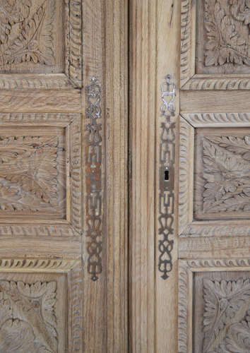 Late 18th Century Bleached Oak Armoire