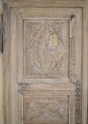 Late 18th Century Bleached Oak Armoire
