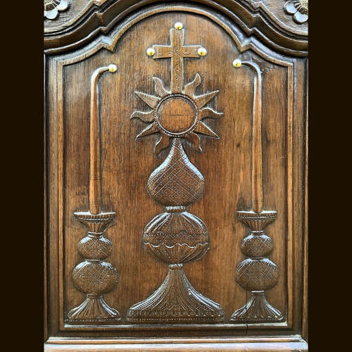 Early 19th Century Breton Marriage Armoire c1822