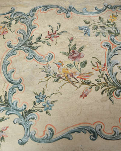 18th Century Italian Hand Painted Louis XV commode