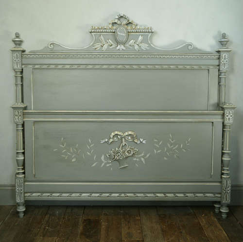 19th Century Henri II style King Size Bedstead