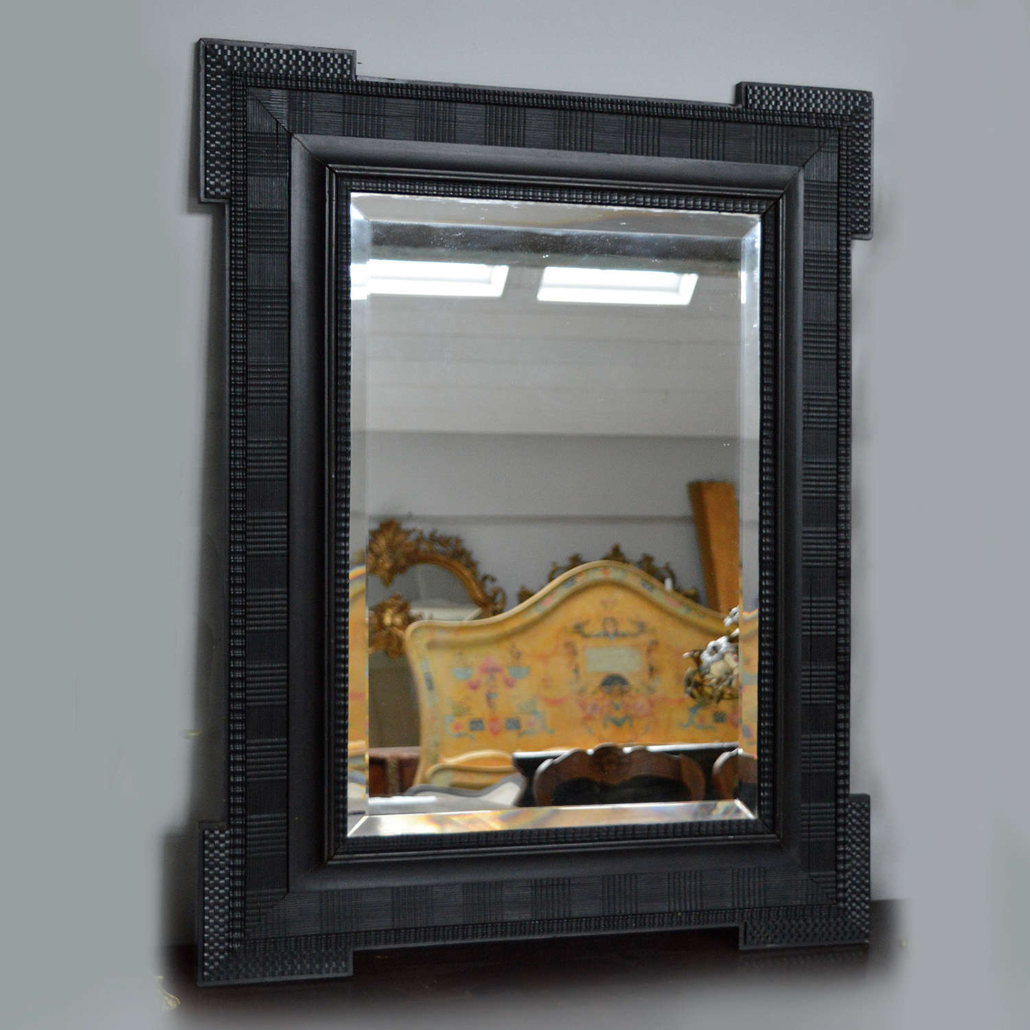 19th Century Dutch Ripple frame mirror