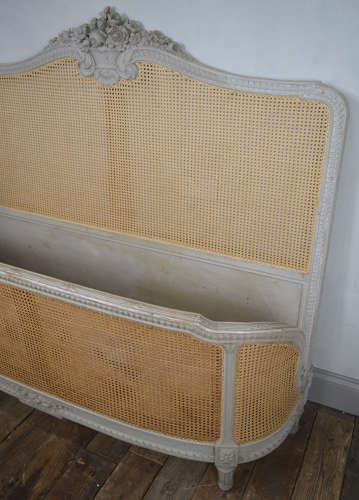19th Century Louis XVI style king size bedstead