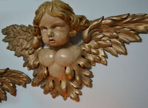 Pair of 19th Century Fairground carvings