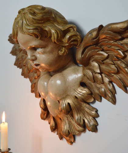 Pair of 19th Century Fairground carvings