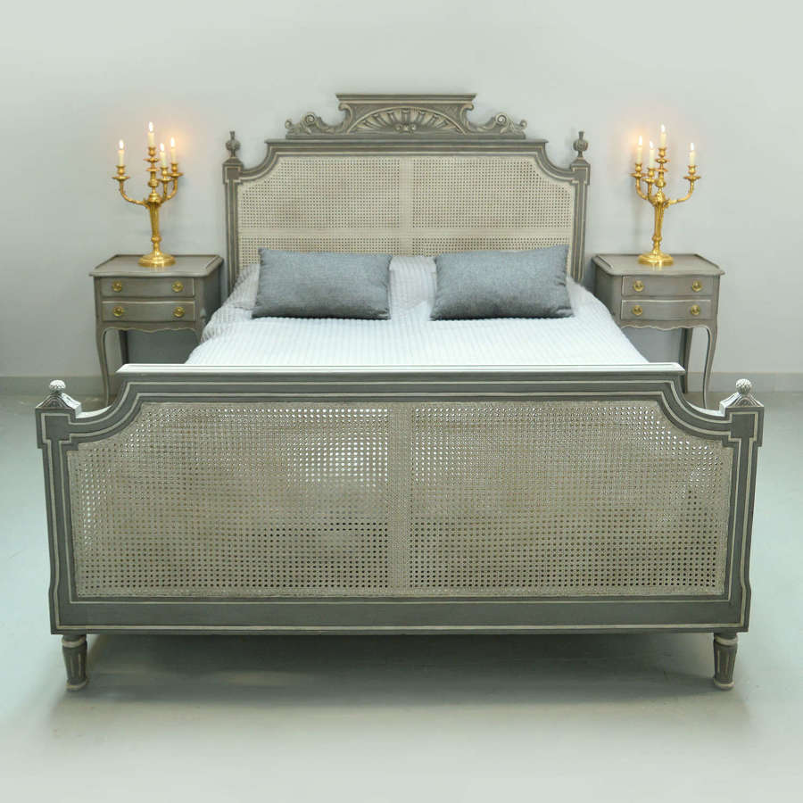 Louis XVI style large king-size bedstead