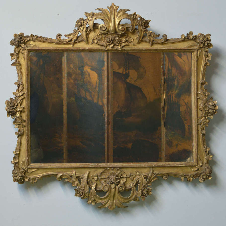 18th Century Louis XV period Giltwood Mirror