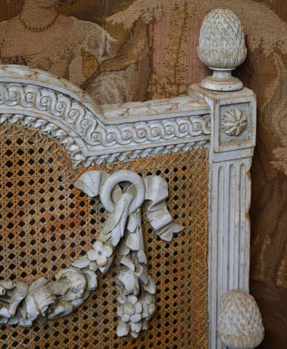 19th Century King size Louis XVI style bedstead