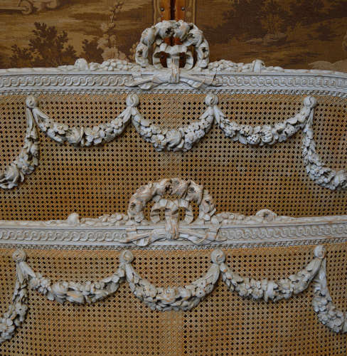 19th Century King size Louis XVI style bedstead