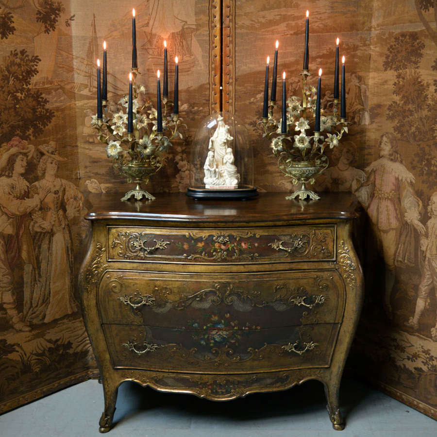 19th Century Venetian giltwood commode