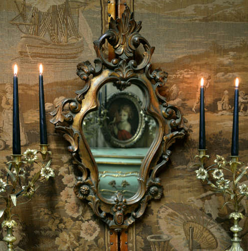 Late 19th Century Venetian Giltwood mirror