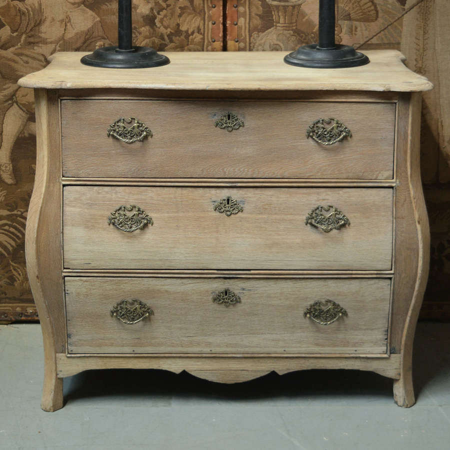 Early 19th Century Bleached Oak Dutch commode