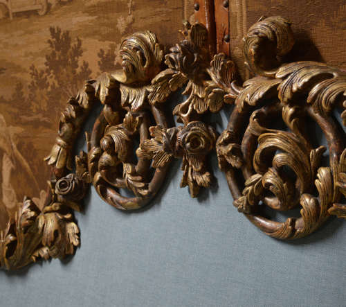 Large Venetian Giltwood Headboard
