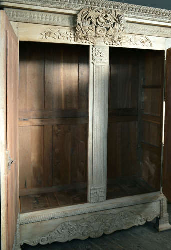 Large 19th Century Norman marriage armoire