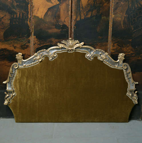 19th Century Venetian Giltwood Headboard