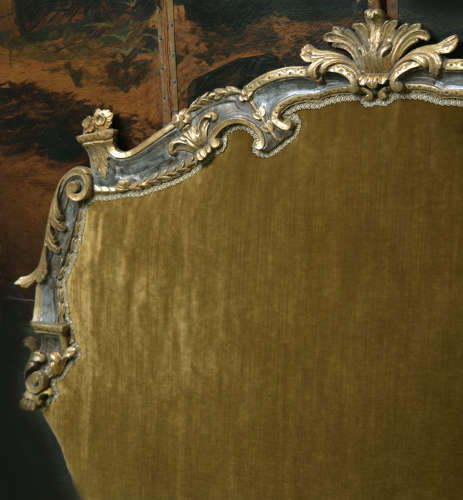 19th Century Venetian Giltwood Headboard
