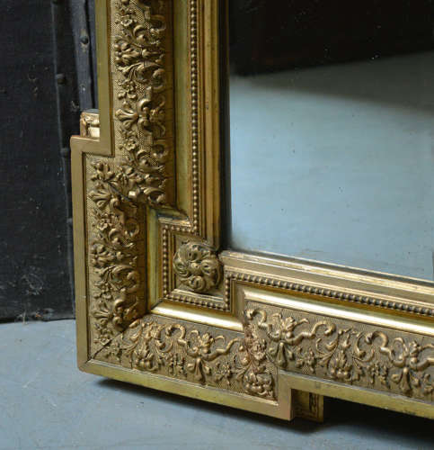 19th Century Napoleon III Gilt Mirror