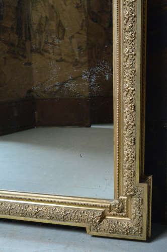 19th Century Napoleon III Gilt Mirror