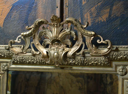 19th Century Napoleon III Gilt Mirror