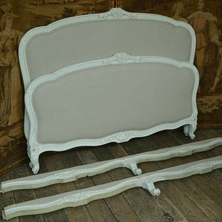 19th Century Louis XV style Upholstered Bedstead