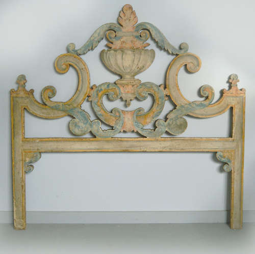 Large Florentine Hand-painted headboard