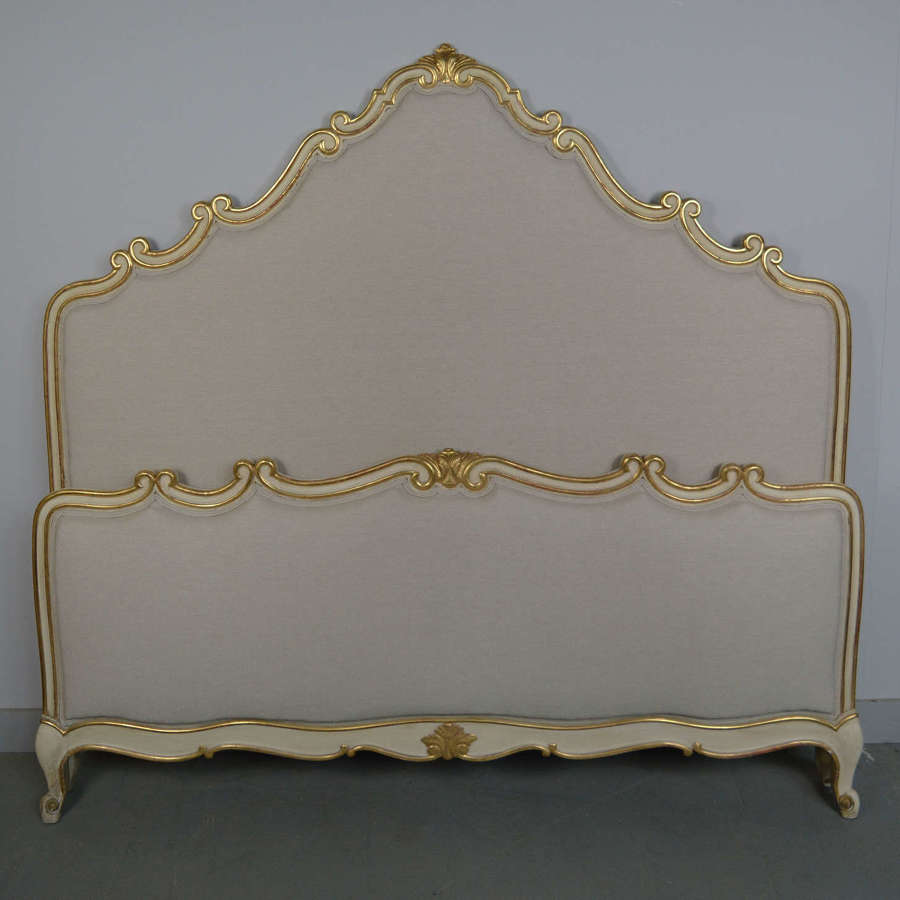 King-size Italian Louis XV style bedstead