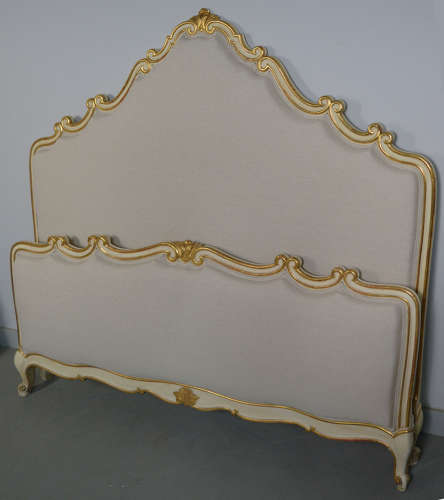 King-size Italian Louis XV style bedstead