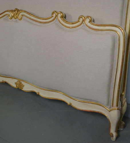 King-size Italian Louis XV style bedstead