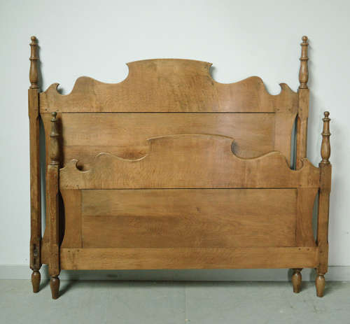 19th Century King Size Colonial Oak Bedstead