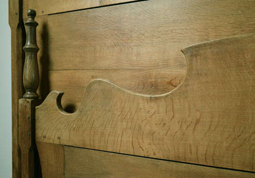 19th Century King Size Colonial Oak Bedstead