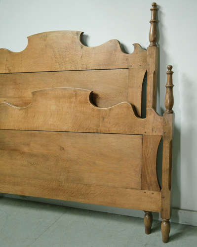 19th Century King Size Colonial Oak Bedstead
