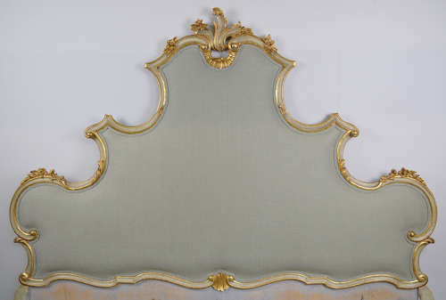 Venetian Super-king size giltwood bedstead