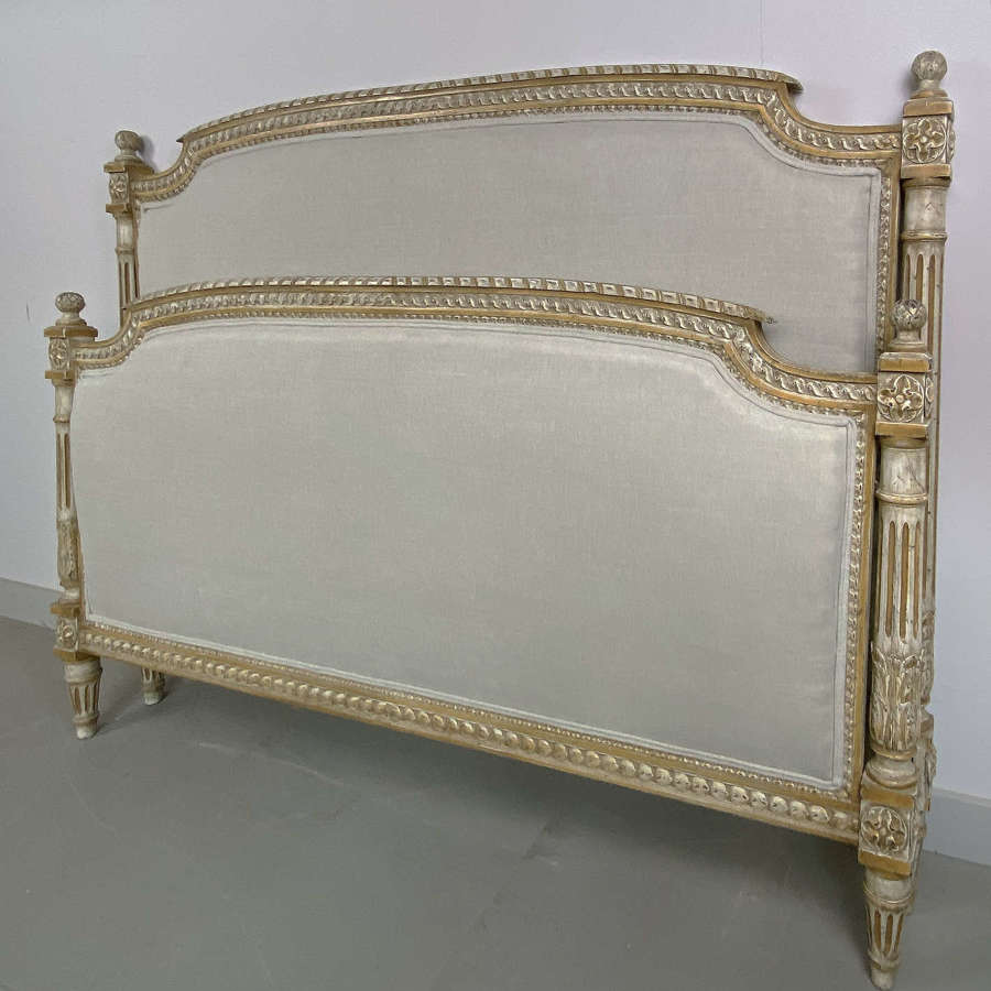 King size 19thC Louis XVI style bedstead