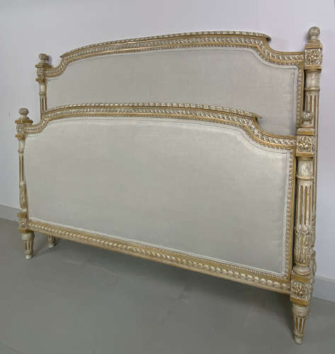King size 19thC Louis XVI style bedstead